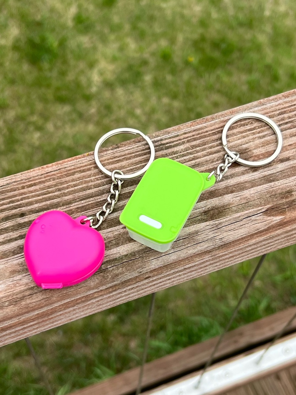 Tupperware Keychain Set of 2